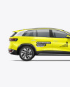 Electric Crossover SUV Mockup - Side View