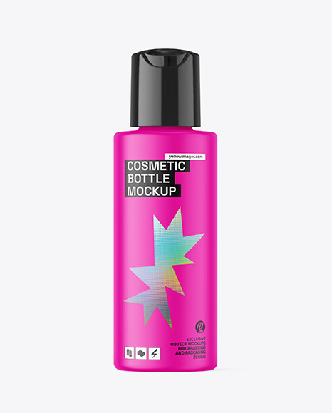 Matte Cosmetic Bottle Mockup - Matt+Cosmetic+Bottle+Mockup+P0036+Bottles+Cosmetics+Gomockups