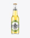 330ml Clear Glass Drink Bottle Mockup