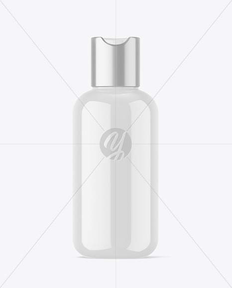 Glossy Cosmetic Bottle Mockup