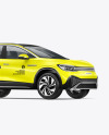 Electric Crossover SUV Mockup - Half Side View