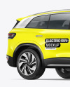 Electric Crossover SUV Mockup - Half Side View