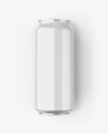 Aluminium Drink Can With Glossy Finish Mockup