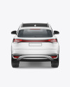 Electric Crossover SUV Mockup - Back View