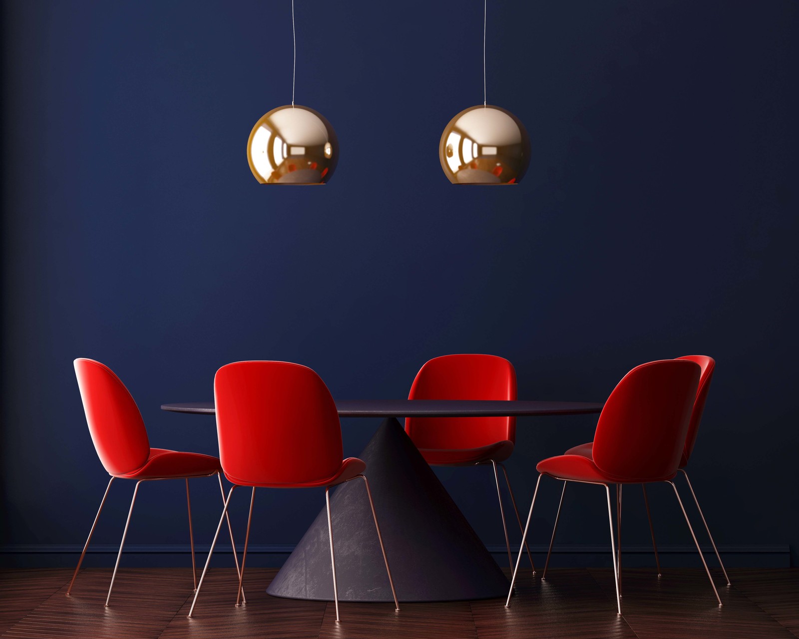 Mockup poster with a dining table Mockup poster with a dining table