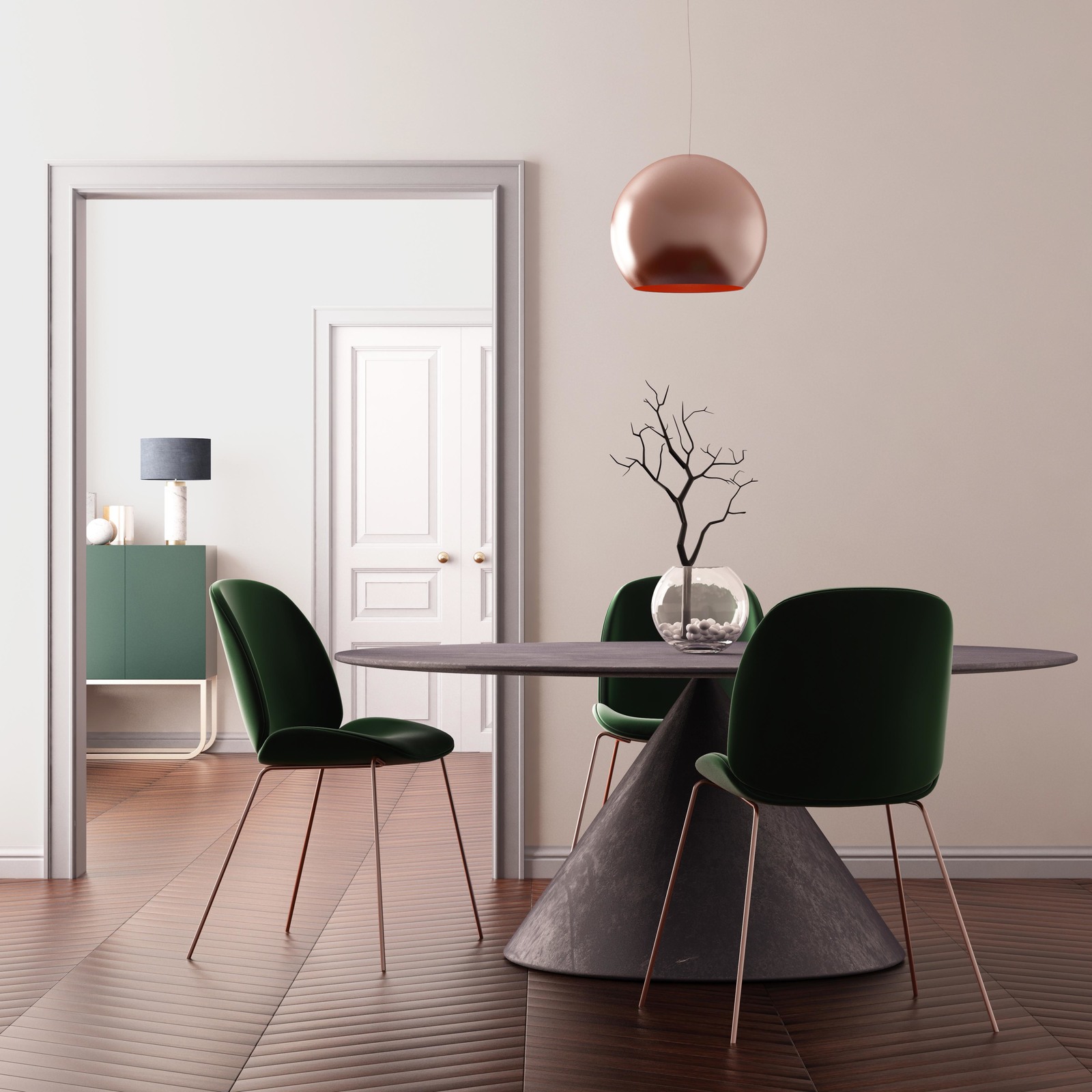 Mockup poster with a dining table Mockup poster with a dining table