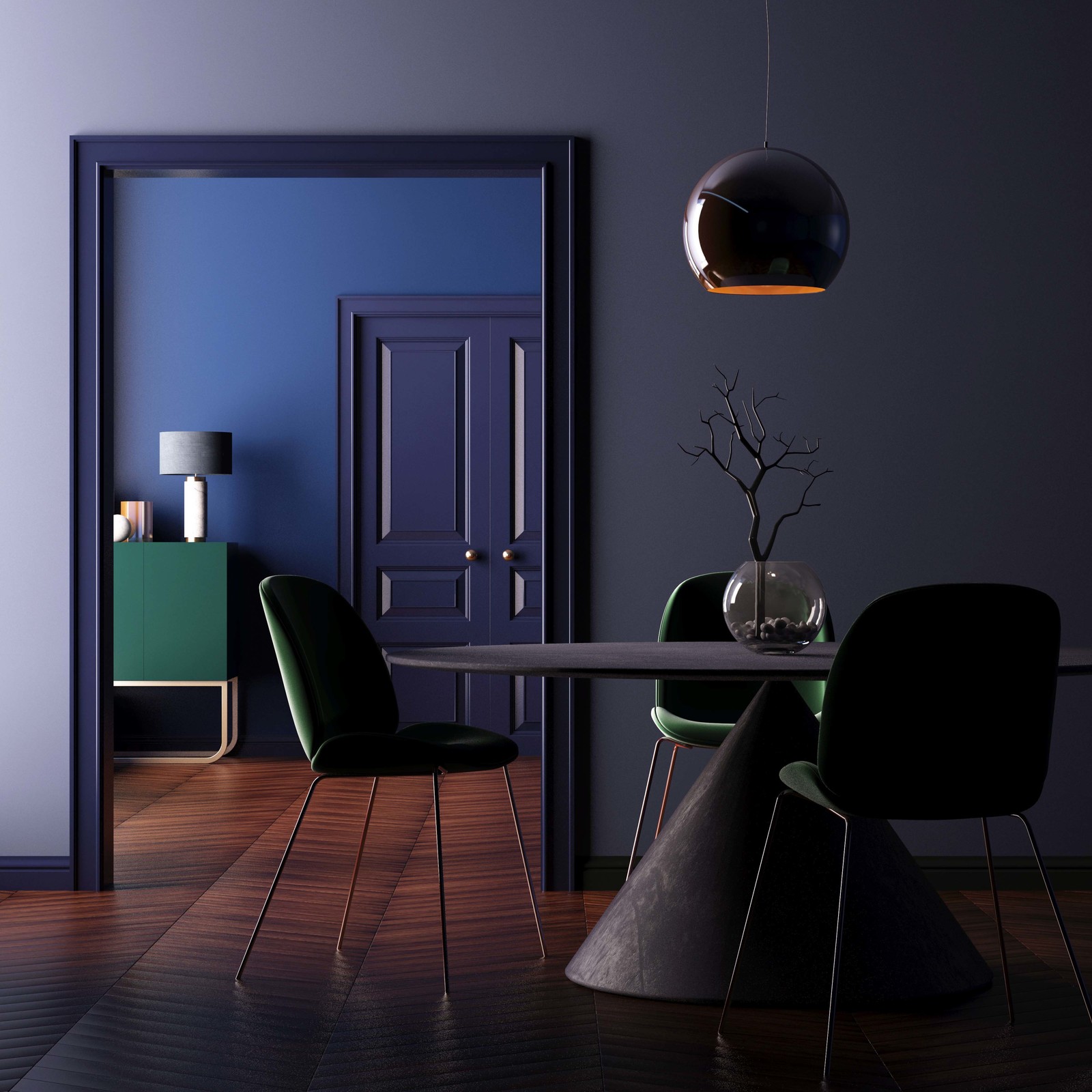 Mockup poster with a dining table Mockup poster with a dining table