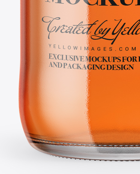 Glass Bottle 14oz Mockup