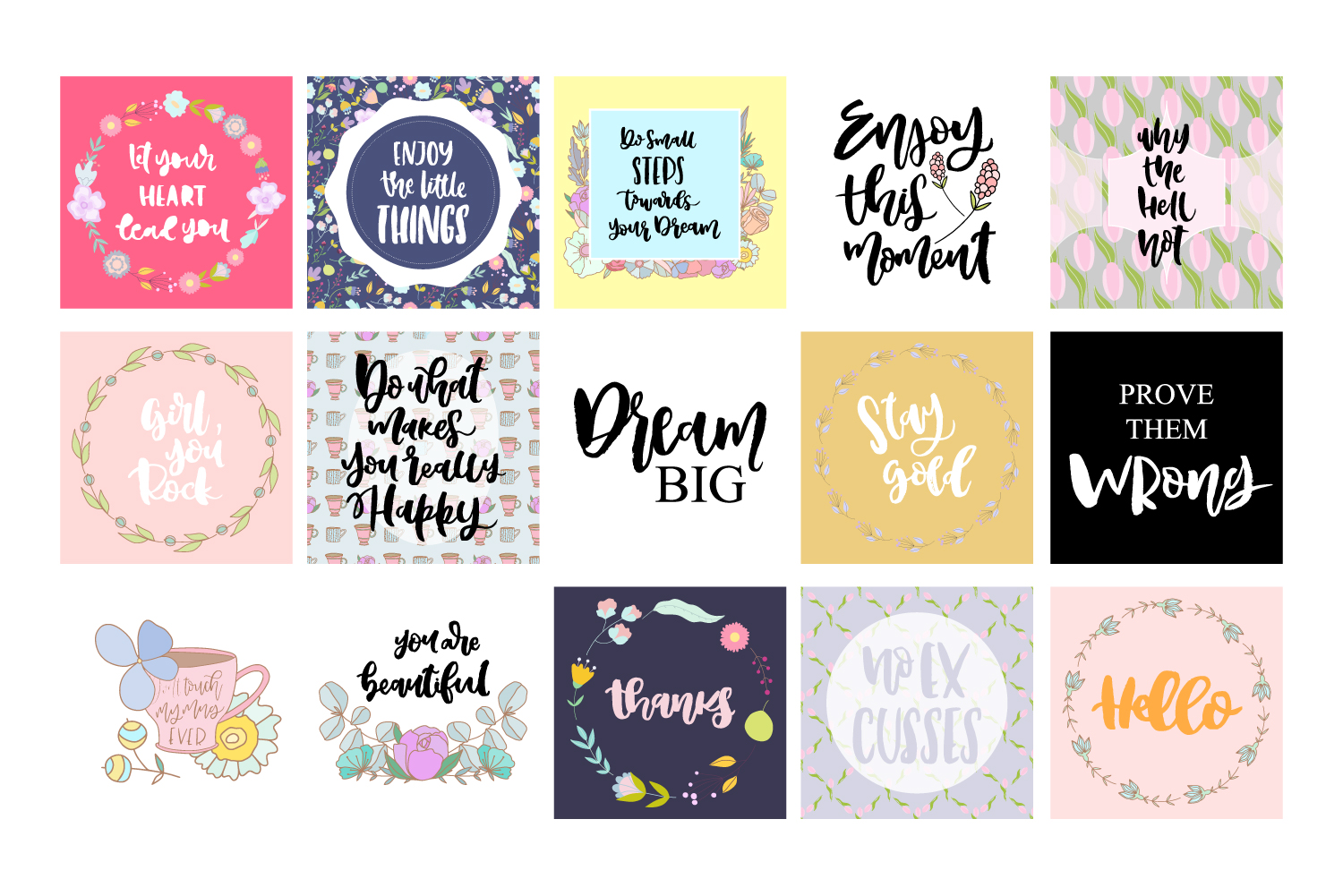 Lettering posters. Vector + JPG+PNG. Lettering posters. Vector + JPG+PNG.