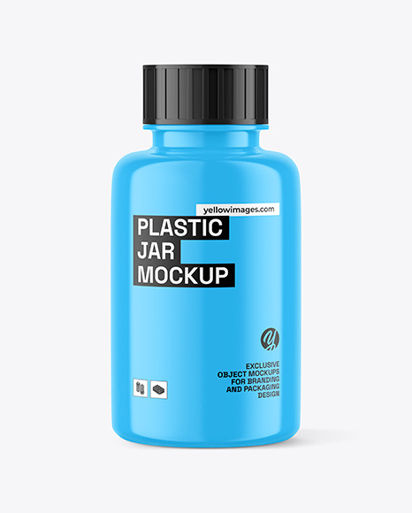 Glossy Jar Mockup