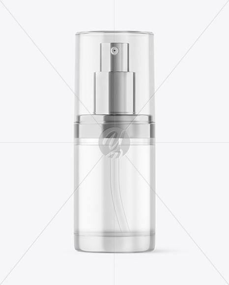 Clear Spray Bottle Mockup