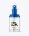 Clear Spray Bottle Mockup