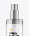 Clear Spray Bottle Mockup