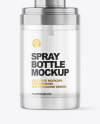 Clear Spray Bottle Mockup