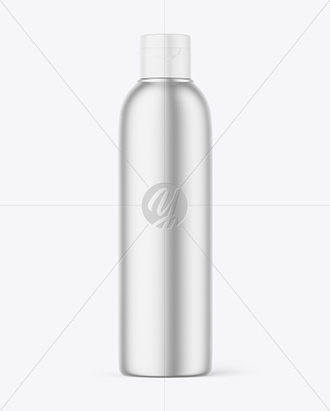 Metallic Cosmetic Bottle Mockup