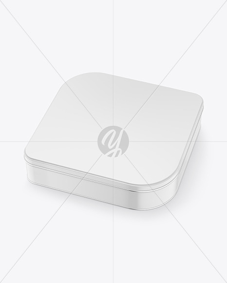 Matte Tin Box Mockup