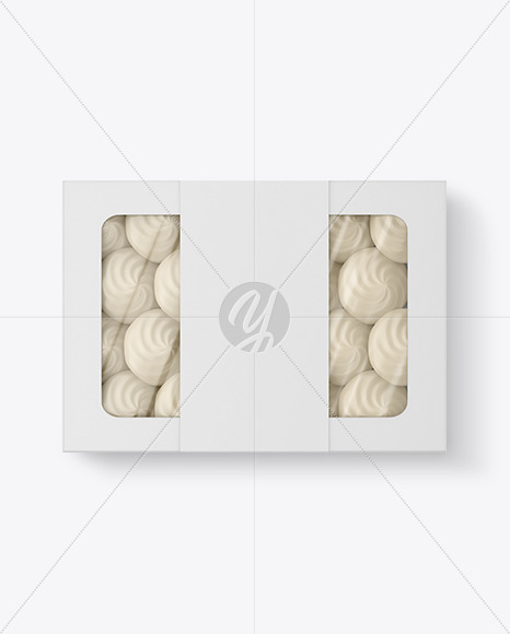 Box of Chocolate Sweets Mockup