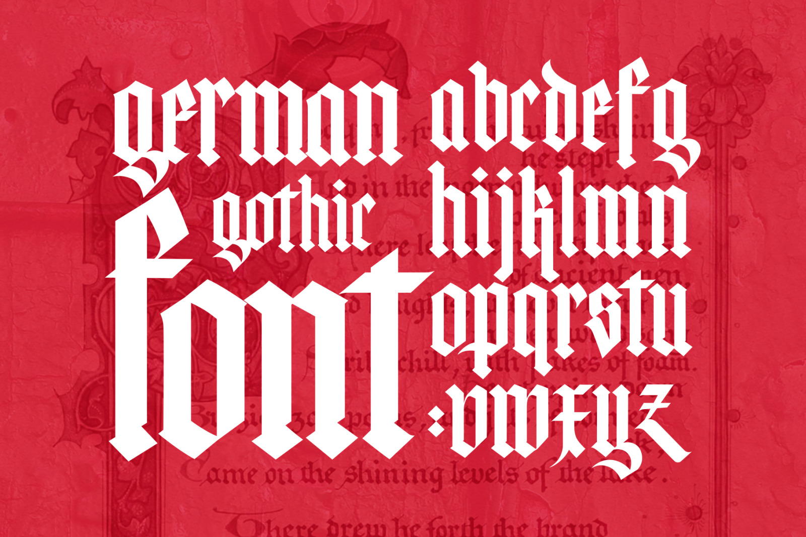 Gothic Font 02 Gothic Font 02