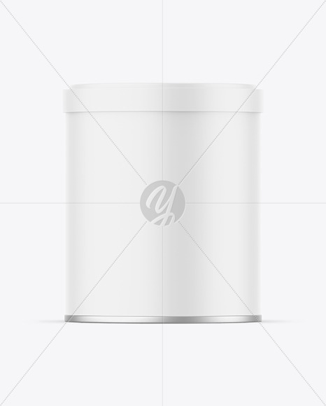 Matte Tin Can Mockup