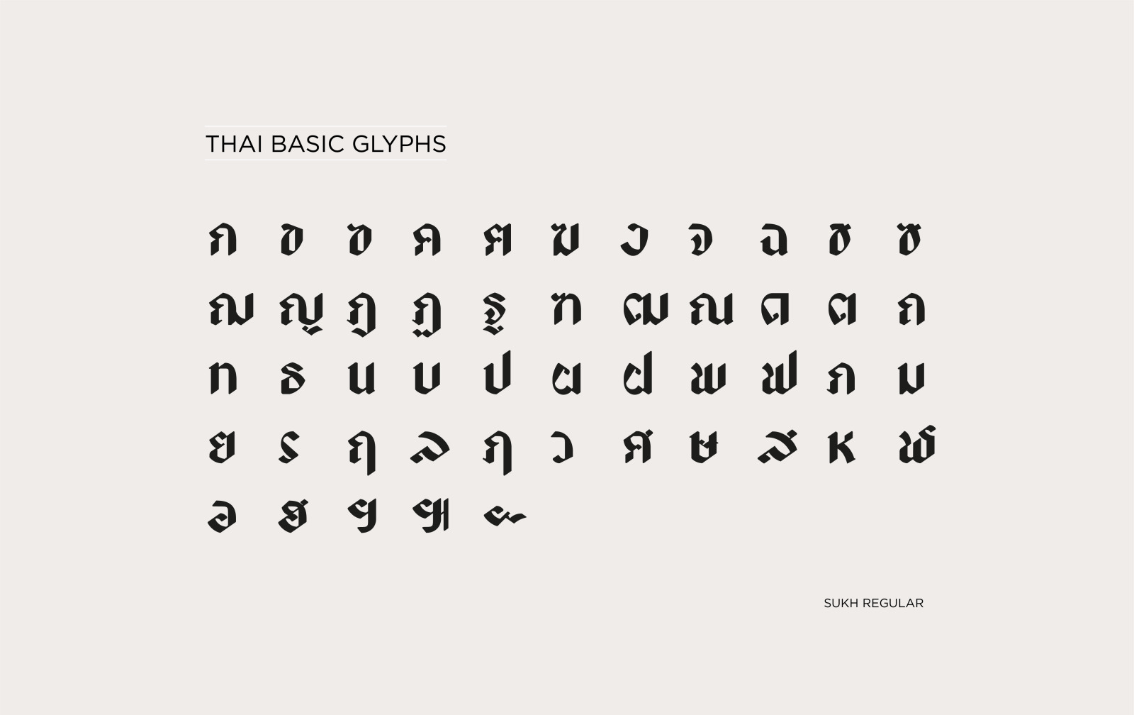 SUKH FONT