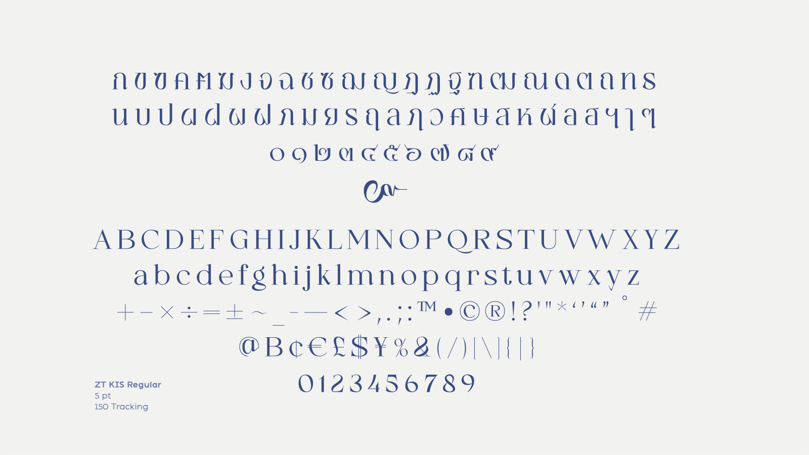 ZT KIS Font ZT KIS Font