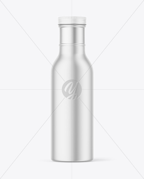 Metallic Bottle Mockup