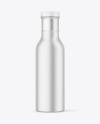 Metallic Bottle Mockup