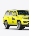 Luxury SUV Mockup - Half Side View