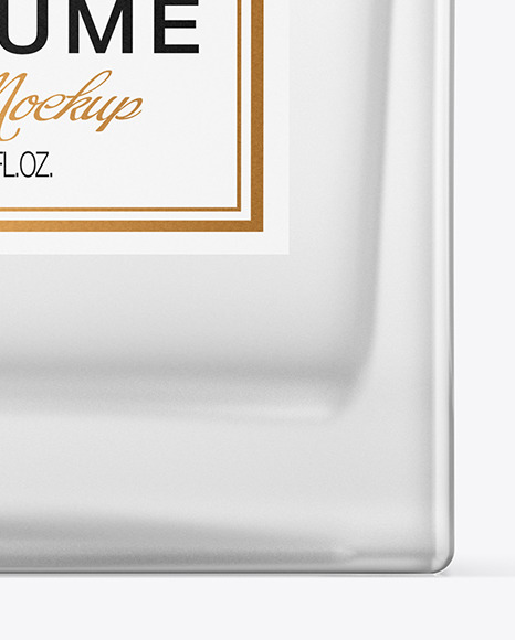 30ml Frosted Glass Perfume Bottle Mockup