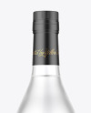 750ml Frosted Glass w/ Vodka Bottle Mockup