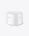 Matte Cosmetic Jar Mockup