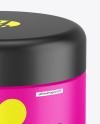 Matte Cosmetic Jar Mockup