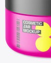 Matte Cosmetic Jar Mockup