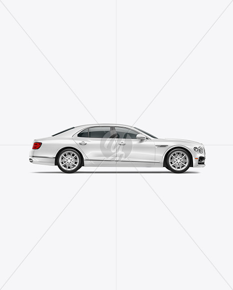 Luxury Car Mockup - Side View