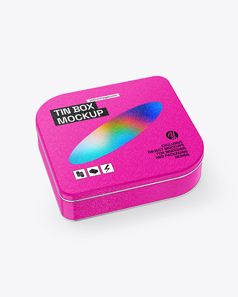 Tin Box Mockup