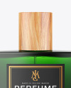 30ml Green Glass Perfume Bottle Mockup