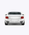 Luxury Car Mockup - Back View