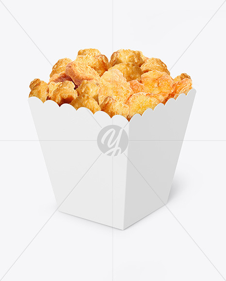 Paper Bucket W/ Chicken Mockup