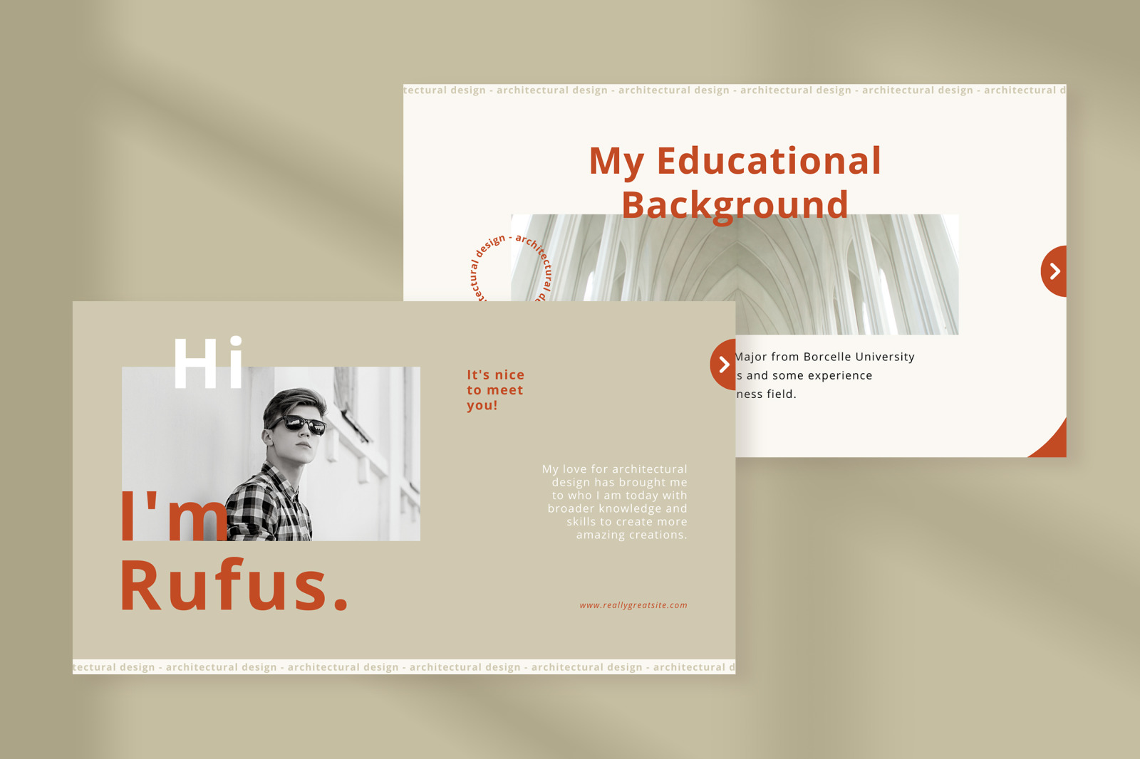 Red Fire Modern Retro Portfolio Presentation Red Fire Modern Retro Portfolio Presentation