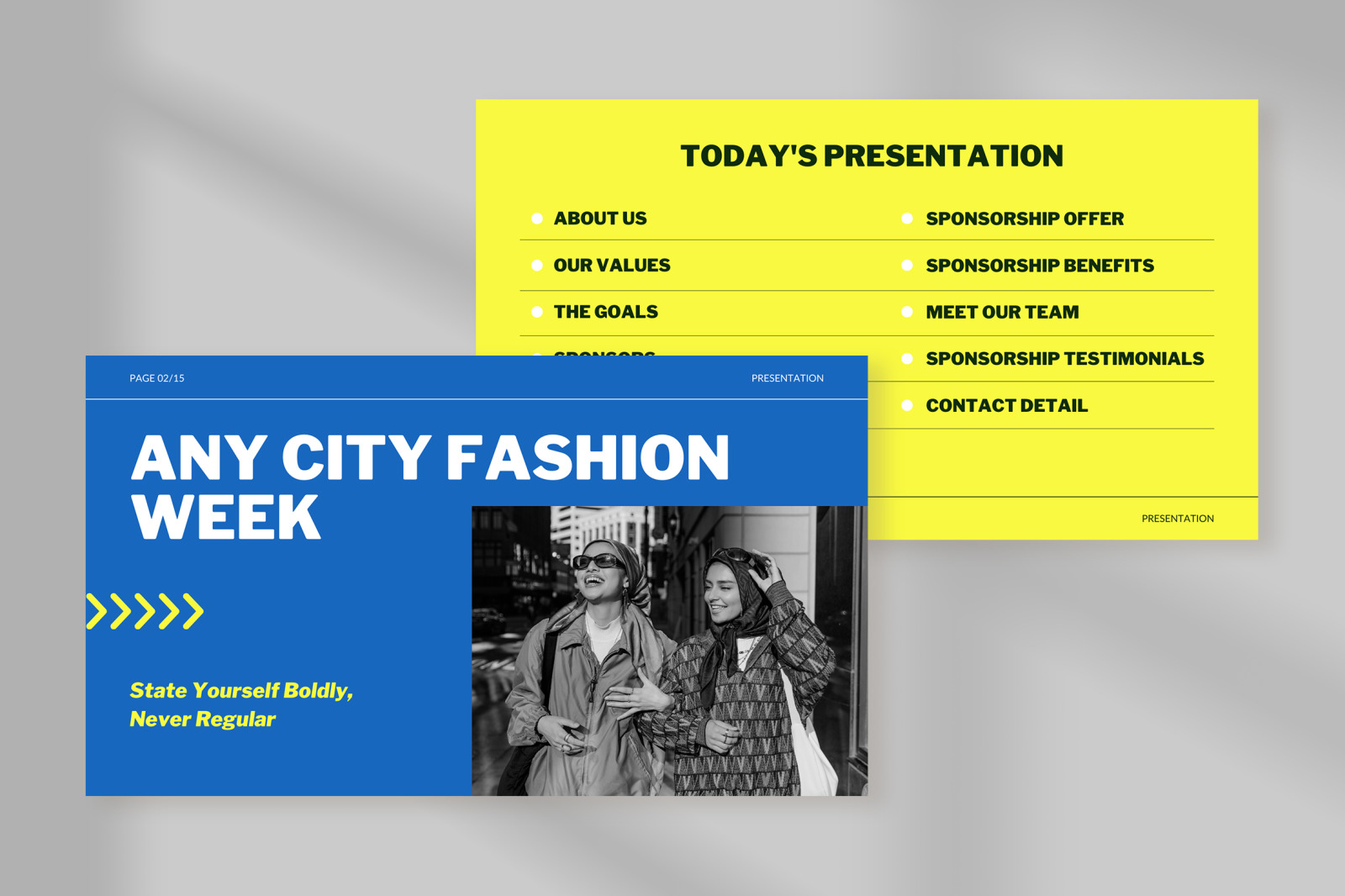 Neon Bold Event Proposal Presentation Neon Bold Event Proposal Presentation
