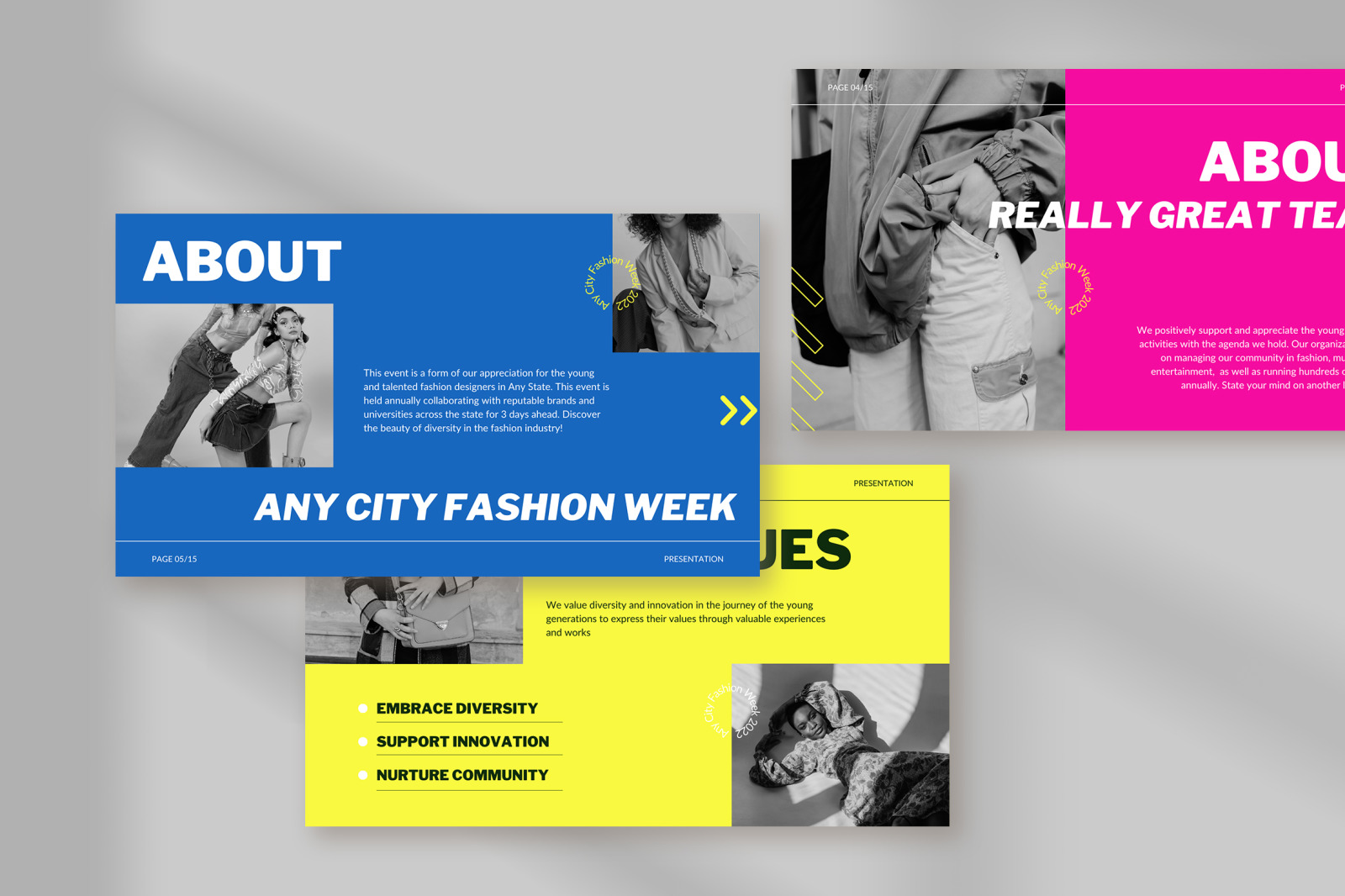 Neon Bold Event Proposal Presentation