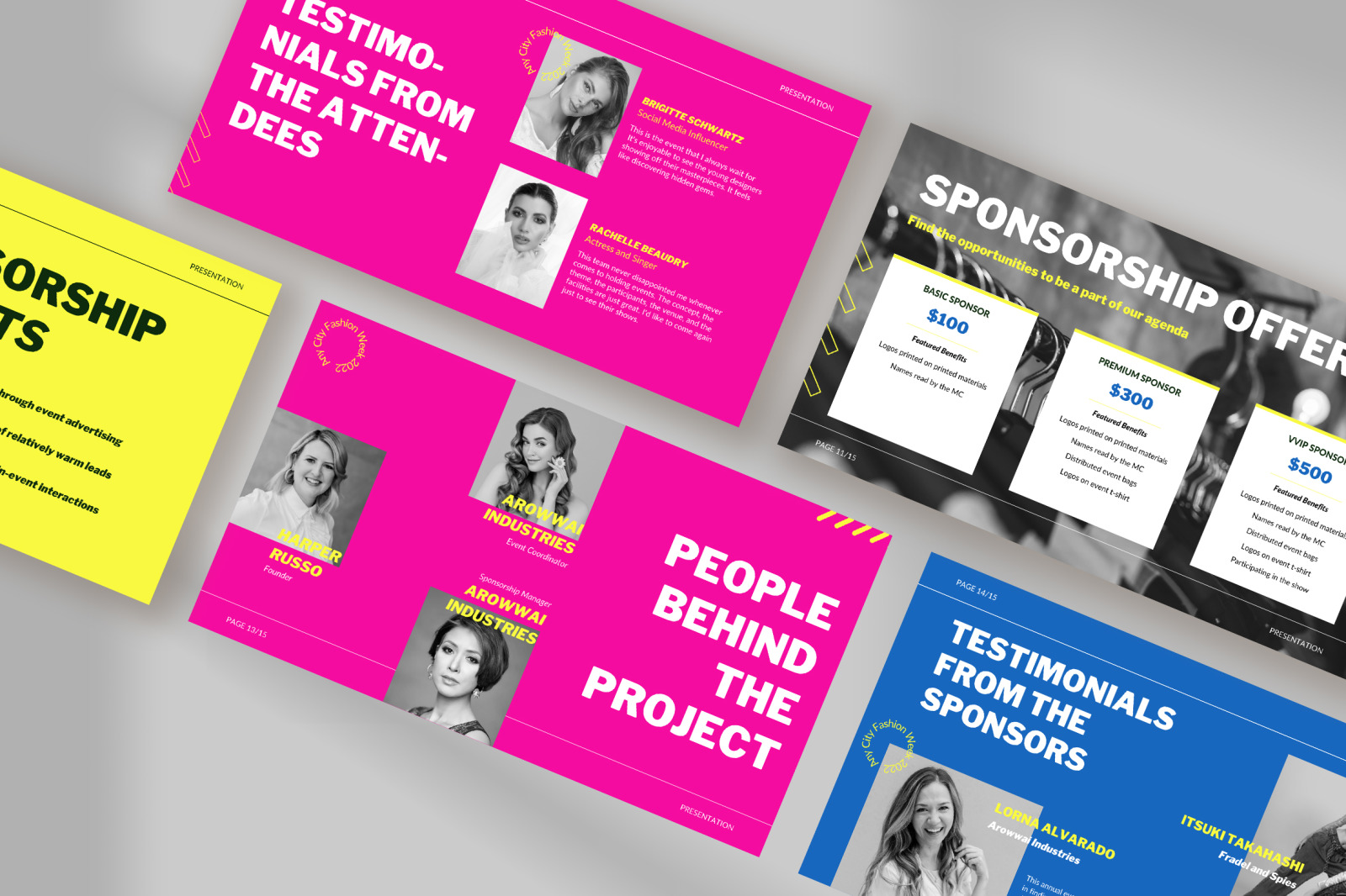 Neon Bold Event Proposal Presentation Neon Bold Event Proposal Presentation