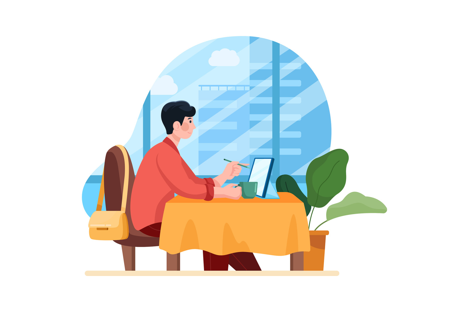 M508_Remote Working Illustration Pack