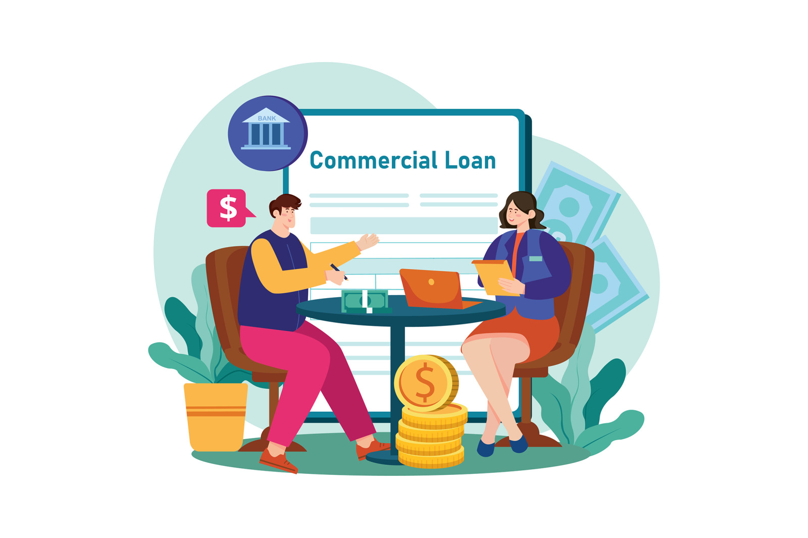 M565_Finance Accounting Illustration Pack M565_Finance Accounting Illustration Pack