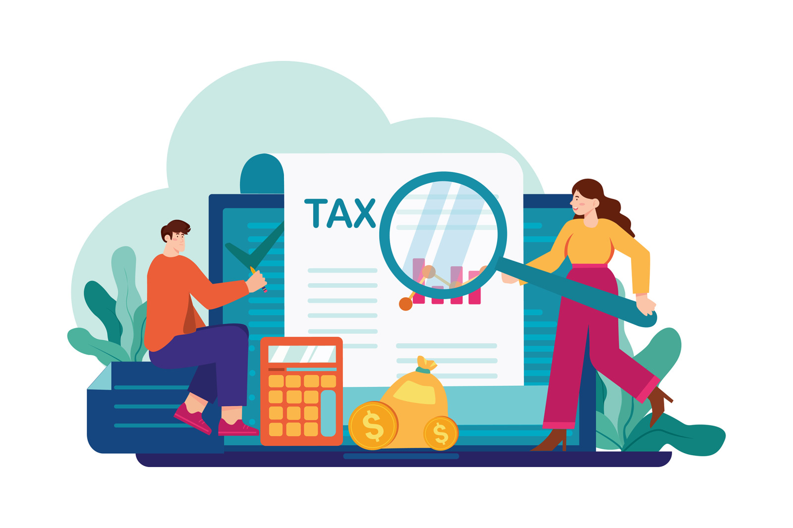 M565_Finance Accounting Illustration Pack M565_Finance Accounting Illustration Pack
