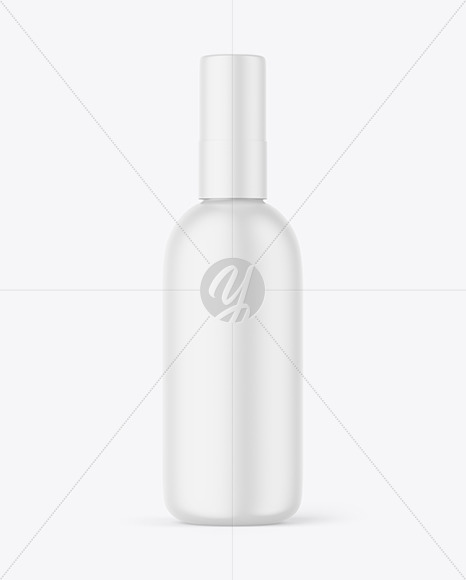 Matte Spray Bottle Mockup