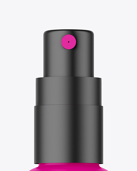 Matte Spray Bottle Mockup