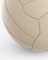 Vintage Leather Soccer Ball Mockup