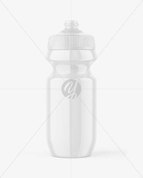 Glossy Sport Bottle Mockup