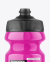 Glossy Sport Bottle Mockup